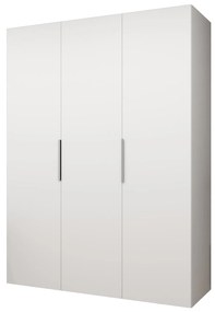 Šatníková skriňa 150 cm Mirabella 1 (biela + kašmír). Akcia -18%. Vlastná spoľahlivá doprava až k Vám domov. 1126350