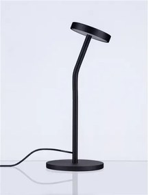 LED čierna stolná lampa Logos