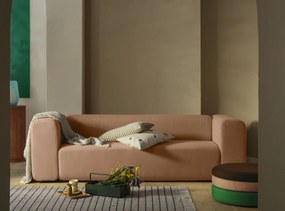Broste Vyšívaný poťah na vankúš House 60 x 40 cm
