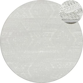 Koberec Haga 04196A krémový / sivý kruh