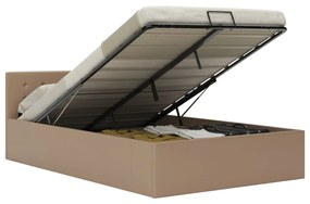 Hydraulický posteľný rám+úložný priestor, umelá koža 120x200 cm 285530