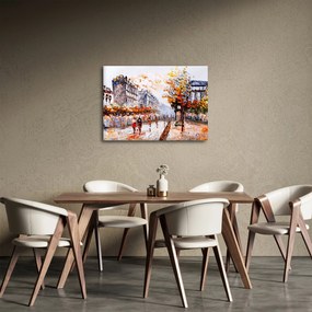 Obraz - Život v meste (70x50 cm)