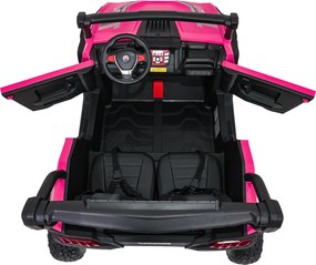 Ramiz Elektrická bugina Gravity pre deti ružová + pohon 4x4 + diaľkové ovládanie