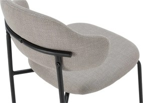 Svetlosivé jedálenské stoličky v súprave 4 ks Adriel – Marckeric