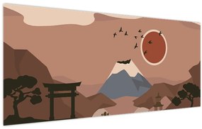 Obraz - Japonsko N⁰1 (120x50 cm)