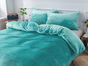 XPOSE® Mikroplyšové obliečky JORGA Exclusive - svetlo tyrkysové