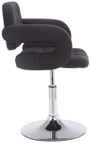 Kreslo Dublin - látka - Čierna