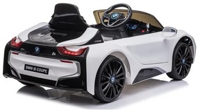 LEAN CARS ELEKTRICKÉ AUTÍČKO BMW i8 - NELAKOVANÉ - BIELE -  2x45W MOTOR - 1x12V4,5Ah - BATÉRIA 2021