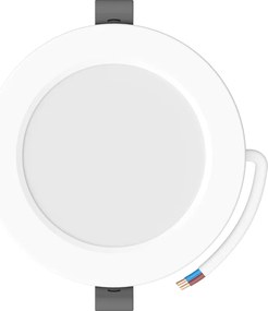 Mexen LDRR, LED stropné svietidlo na zapustenie, priemer 12 cm, 6W, neutrálna - 4000K, 600 lm, biela - L210-012-0640-20