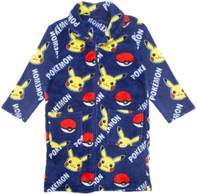 Detský coral fleece župan Pokémon, EU 140