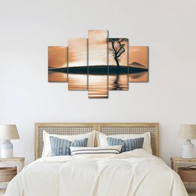 Obraz stromu na ostrove (150x105 cm)