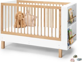 Detská postieľka »Leira« s integrovanou policou na knihy