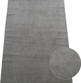 BE Koberec Zurich 1903 GREY – sivý obdĺžnikový Rozmer: 140x190 cm