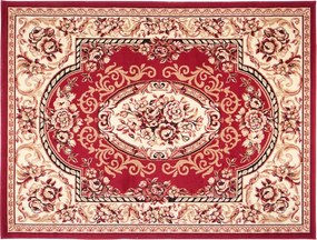 TA Koberec F739A ČERVENÝ ATLAS PP Rozmer: 60x100 cm