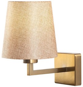 Nástenné svietidlo v béžovo-zlatej farbe ø 18 cm Profil – Opviq lights