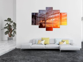Obraz - Stavenisko (150x105 cm)