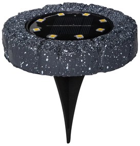 Súprava 2 vonkajších solárnych LED svietidiel Star Trading Lawnlight, ø 11 cm