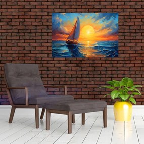 Obraz - Plachetnica (90x60 cm)
