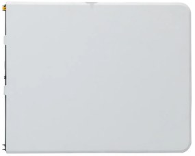Autronic Záhradný stôl, kov, plast, biela, AZ-K1002 WT
