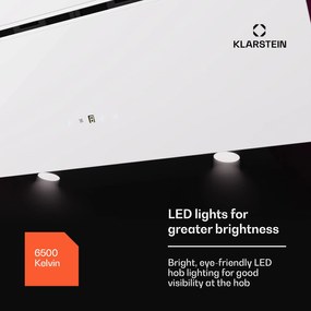 Alina 3.0 90, digestor, 90 cm, 324 m³/h, LED displej, ambientné osvetlenie, WiFi