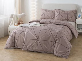 XPOSE® Francúzske bavlnené obliečky SAMUEL - svetlo hnedé