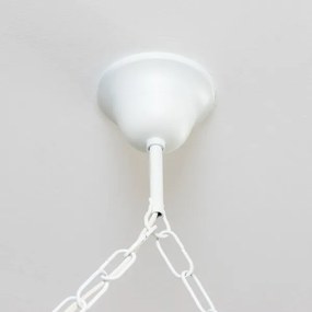 Brilagi - Závesný luster na reťazi QUEEN 6xE14/40W/230V buk/krémová