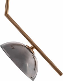 Toolight Toolight, závesné svietidlo 1xG9 APP1086-1CP, zlatá-šedá, OSW-00682