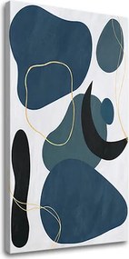 Obraz na plátne TYRKYSOVÝ ABSTRAKT 002