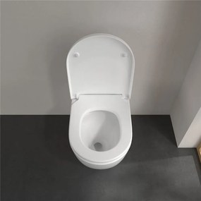 VILLEROY &amp; BOCH Subway 3.0 samostatne stojace WC s TwistFlush, s hlbokým splachovaním bez vnútorného okraja, 370 x 600 mm, biela alpská, 4671T001