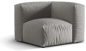 Svetlosivý modul pohovky (variabilný) Martina – Micadoni Home