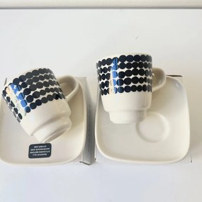 Marimekko Espresso šálka s tanierikom Oiva Siirtolapuutarha 50ml