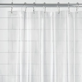 Priehľadný sprchový záves iDesign PEVA, 200 x 180 cm