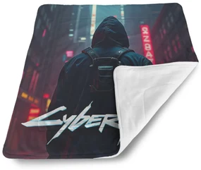 Sablio Deka pre bábätko Cyberpunk 2077 Výhľad na mesto - 90x120 cm