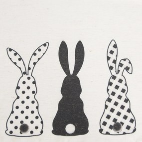 VEĽKONOČNÝ OBRUS EASTER04 85X85 CM VZOROVANÝ