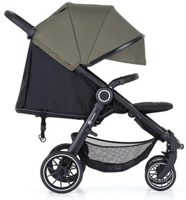 PETITE&MARS kočík športový Street+ RWS black mature olive complete