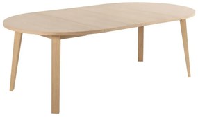 Sada 2 ks prodlužujících desek k jídelnímu stolu A-Line 120x50 cm dubová bělená