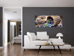 Obraz - Šťavnaté čučoriedky (120x50 cm)