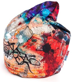 INTERMEDIC SK Sedací vak Mega Sako Modern Polyester - DG57 - Graffiti