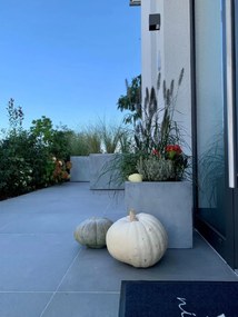 Kvetináč BLOCK, sklolaminát, 30x30x30 cm, betón design