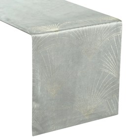 OBRUS BLINK 14 35X140 CM STRIEBORNÝ
