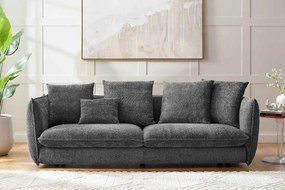 Dizajnová sedačka Ramilah 228 cm sivá