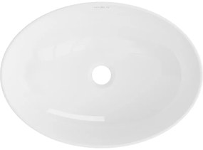 Mexen Cornelia, umývadlo na dosku 50x36 cm, biela lesklá, 21885000