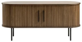 Hnedý TV stolík v dekore duba 120x56 cm Nola – Unique Furniture