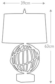 Feiss FE-SPENCER-TL - Stolná lampa SPENCER 1xE27/60W/230V