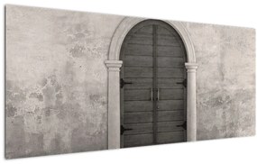 Obraz - Tajomné dvere (120x50 cm)