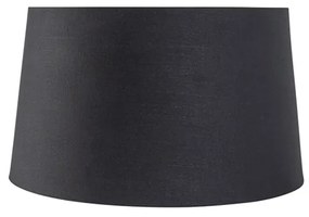 Bavlnený tienidlo čierny 35/30/20 so zlatým vnútrom