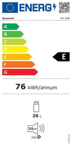 Guzzanti GZ 26B autochladnička, 26 l