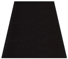 Ayyildiz Kusový koberec CATWALK 2600, Čierna Rozmer koberca: 140 x 200 cm
