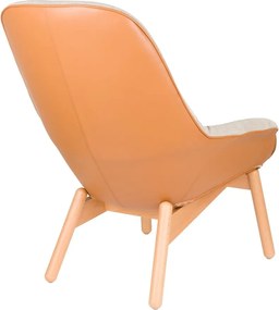 Béžové kreslo Duke – White Label