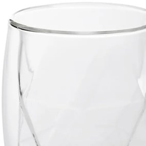 Sada dvoch pohárov CEMBRA GROOVE priesvitné 732355 280 ml (2 ks)